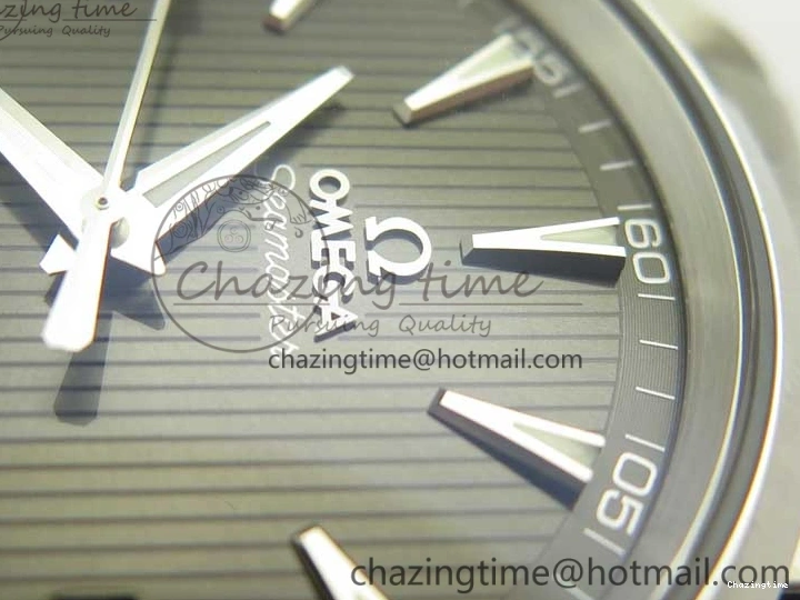 1229 Aqua Terra 150M SS VSF 1:1 Best Edition Gray Textured Dial on SS Bracelet A8500 Super Clone MultiPurpose 8039